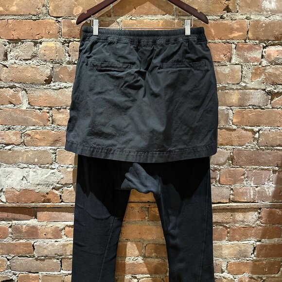Rick Owens DRKSHDW "Pod Sweatpants Combo" (DU15F5395-TEWF) – Black / Size M - Picture 3 of 9